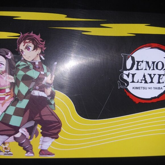 Demon Slayer Bento Box Black Rectangle Food Storage Container Anime - Picture 2 of 11